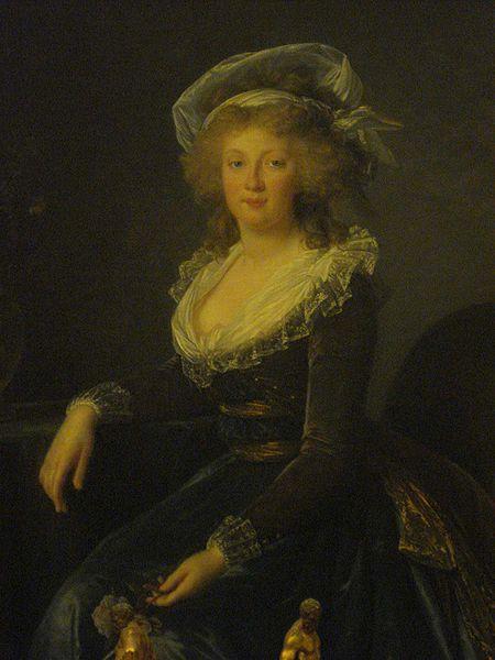 eisabeth Vige-Lebrun Portrait of Maria Teresa of Naples and Sicily oil painting image
